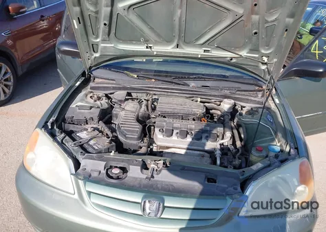 2003 Honda Civic Lx z USA, uszkodzony, nr VIN 1HGES16513L035501